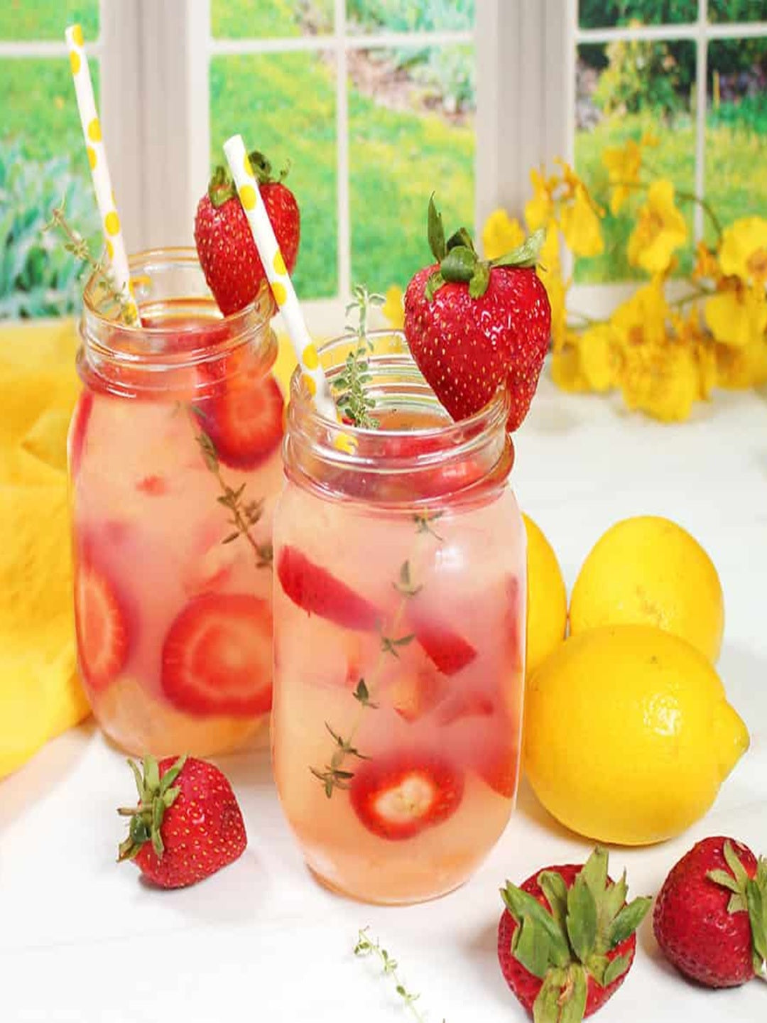 Popin Strawberry Hawaiian Lemonade + Seamoss