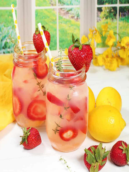 Popin Strawberry Hawaiian Lemonade + Seamoss